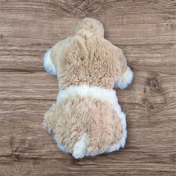 Vintage Plush Saint Bernard Dog Stuffed Animal 10-Inch tan brown - Picture 2 of 10